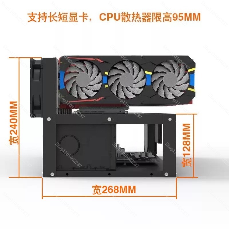 Gpu Mining Rig Frame 8 Gpu - Struttura per impianto di mining GPU