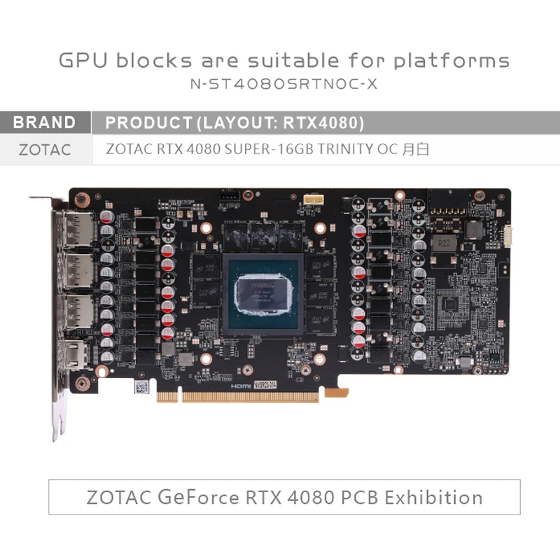 Bykski N-ST4080SRTNOC-X Blocco - Rtx 4080 Super 16Gb recensione e prezzo